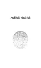 Archibald Macleich